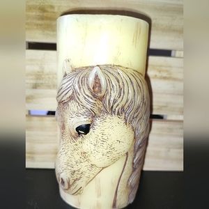 Pillar Candle with horse design